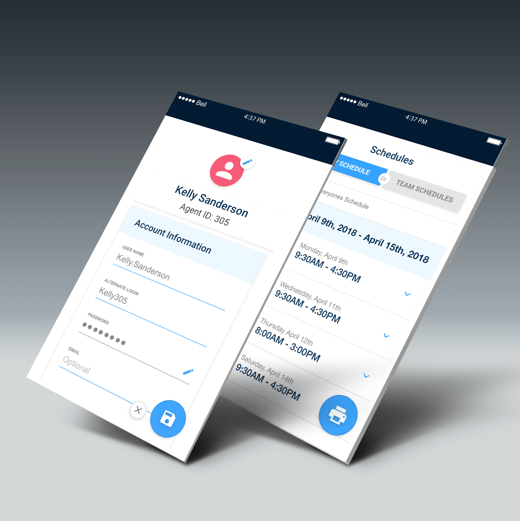 App Redesign and Developement