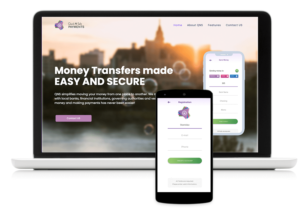 Branding Website and Phone App